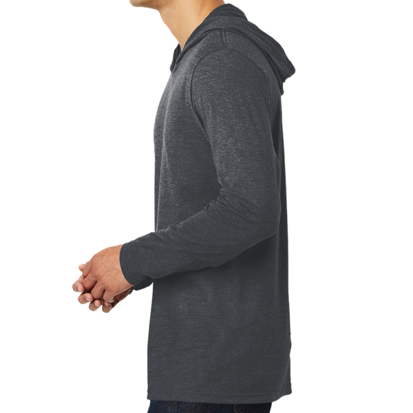 District Perfect Tri ® Long Sleeve Hoodie, Charcoal, Left view