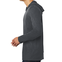 District Perfect Tri ® Long Sleeve Hoodie, Charcoal, Left view