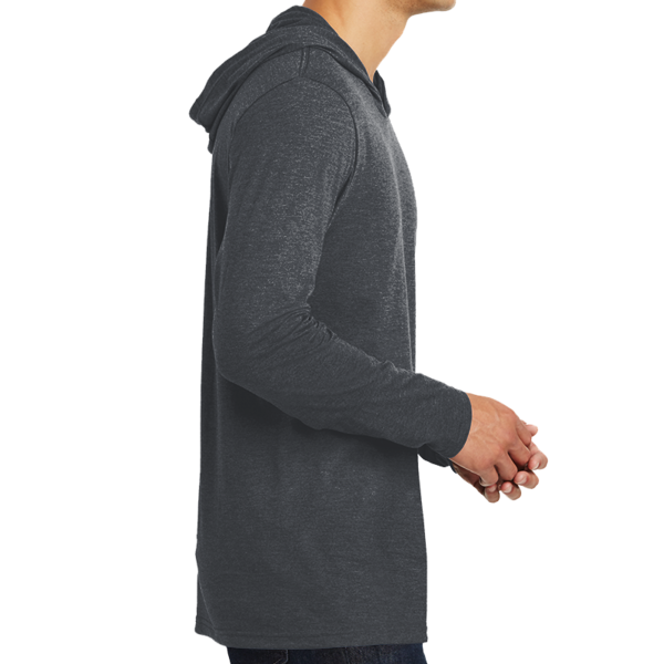 District Perfect Tri ® Long Sleeve Hoodie, Charcoal, Right view