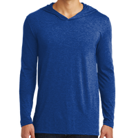 District Perfect Tri ® Long Sleeve Hoodie, Deep Royal, Front view