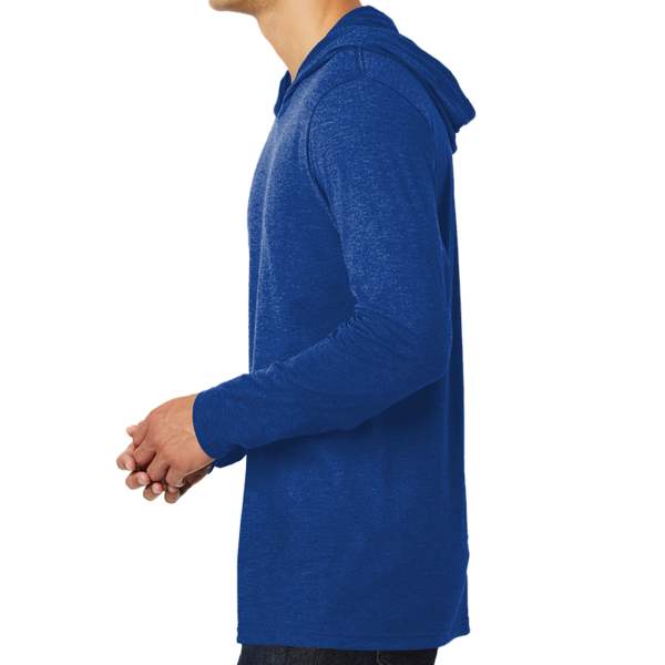 District Perfect Tri ® Long Sleeve Hoodie, Deep Royal, Left view