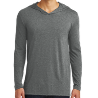 District Perfect Tri ® Long Sleeve Hoodie, Grey Frost, Front view