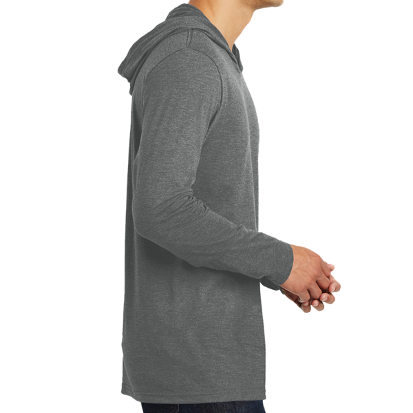 District Perfect Tri ® Long Sleeve Hoodie, Grey Frost, Right view