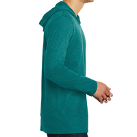 District Perfect Tri ® Long Sleeve Hoodie, Heathered Teal, Right view