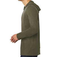 District Perfect Tri ® Long Sleeve Hoodie, Military Green Frost, Left view