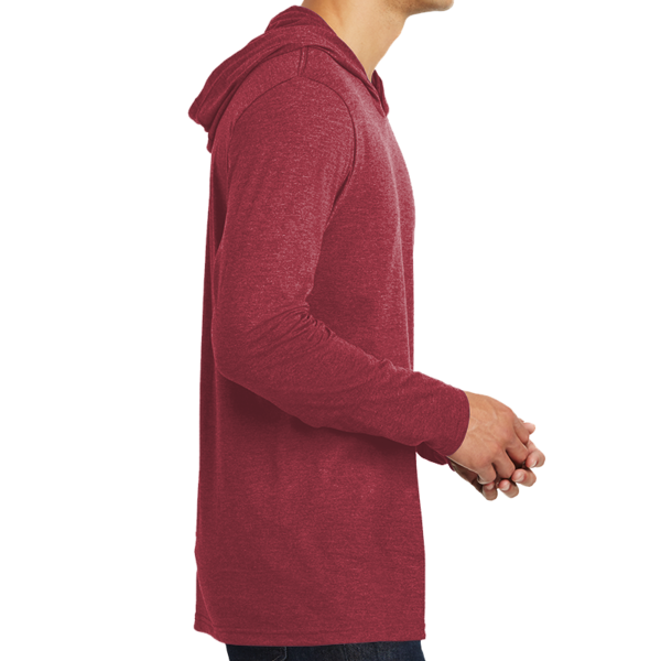 District Perfect Tri ® Long Sleeve Hoodie, Red Frost, Right view