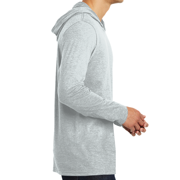 District Perfect Tri ® Long Sleeve Hoodie, White, Right view