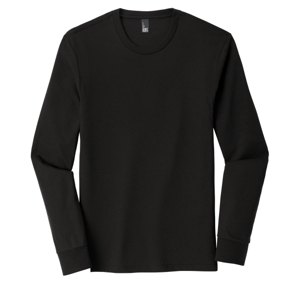 District Perfect Tri ® Long Sleeve Tee, Black, Front view