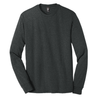 District Perfect Tri ® Long Sleeve Tee, Black Frost, Front view