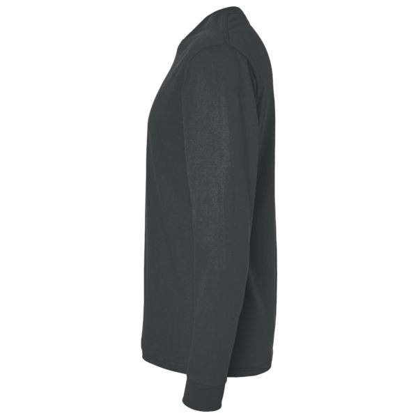 District Perfect Tri ® Long Sleeve Tee, Black Frost, Left Sleeve view