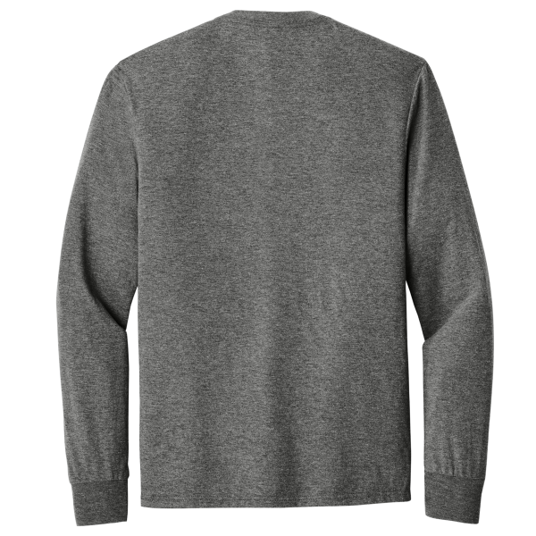 District Perfect Tri ® Long Sleeve Tee, Grey Frost, Back view