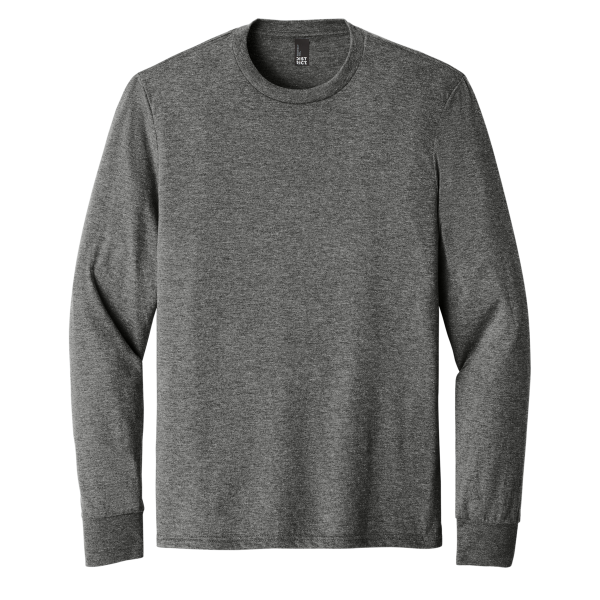 District Perfect Tri ® Long Sleeve Tee, Grey Frost, Front view