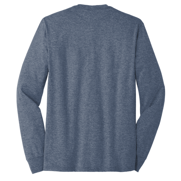 District Perfect Tri ® Long Sleeve Tee, Navy Frost, Back view