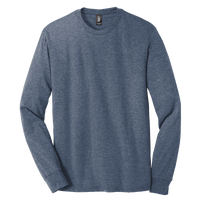 District Perfect Tri ® Long Sleeve Tee, Navy Frost, Front view