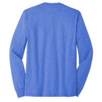 District Perfect Tri ® Long Sleeve Tee, Royal Frost, Back view