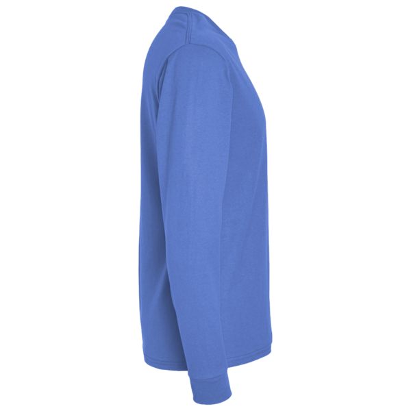 District Perfect Tri ® Long Sleeve Tee, Royal Frost, Right Sleeve view