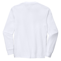 District Perfect Tri ® Long Sleeve Tee, White, Back view