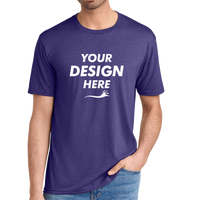 District Perfect Tri ® Tee, Purple Frost, Front view, Mockup
