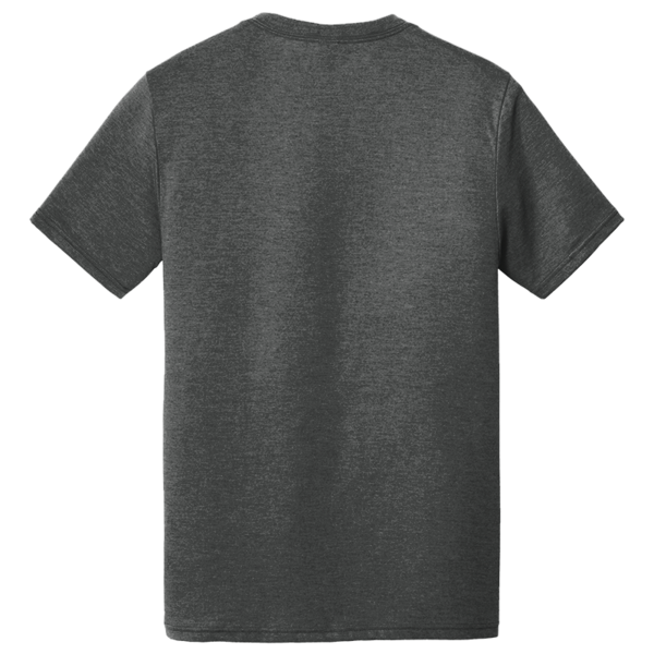 District Perfect Tri ® V Neck Tee, Black Frost, Back view