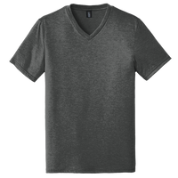 District Perfect Tri ® V Neck Tee, Black Frost, Front view