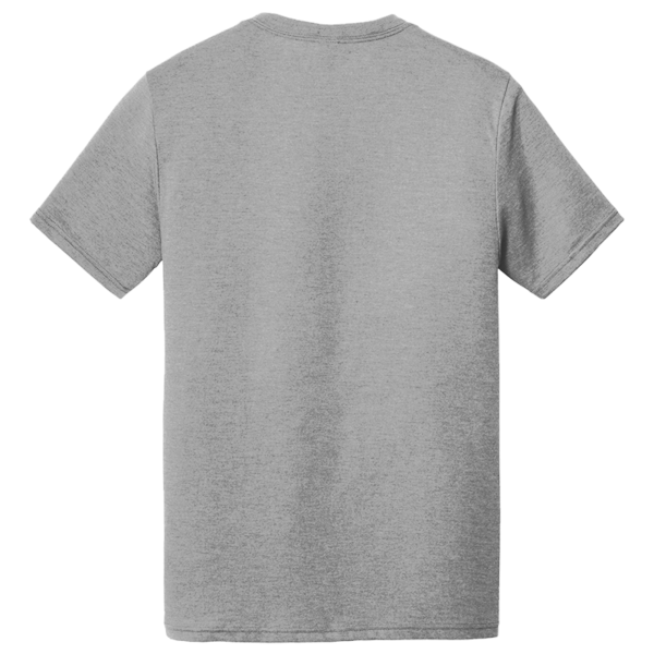 District Perfect Tri ® V Neck Tee, Grey Frost, Back view