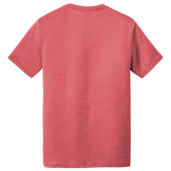 District Perfect Tri ® V Neck Tee, Red Frost, Back view