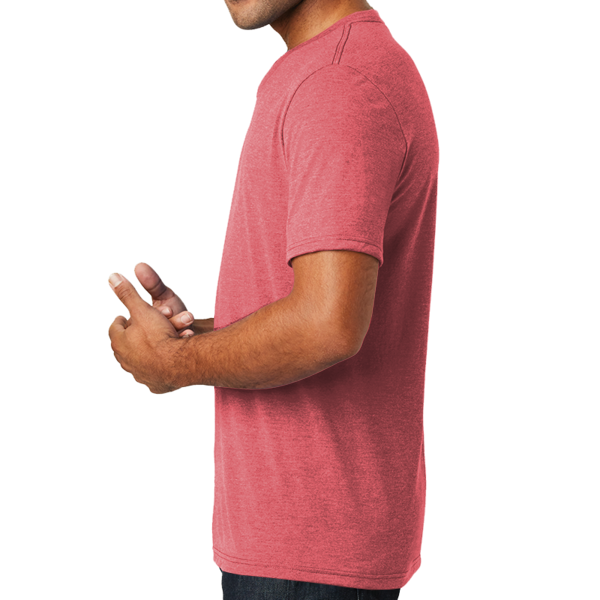 District Perfect Tri ® V Neck Tee, Red Frost, Left Side view