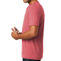District Perfect Tri ® V Neck Tee, Red Frost, Left Side view