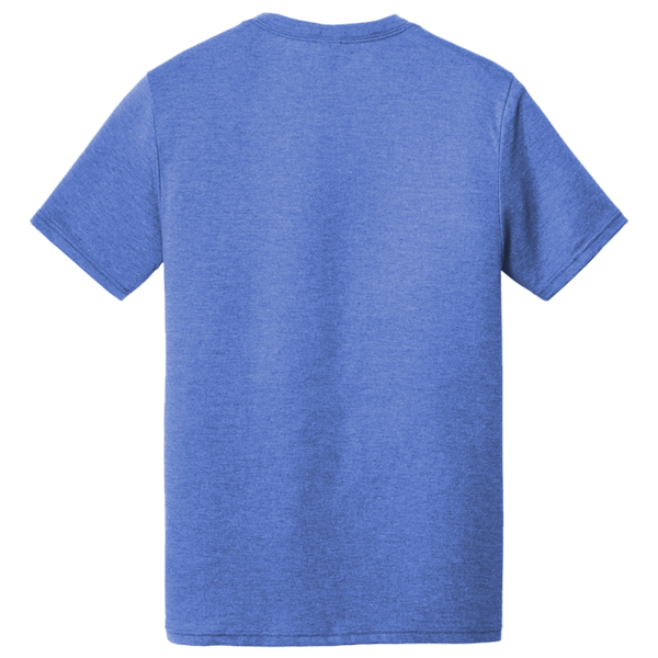 District Perfect Tri ® V Neck Tee, Royal Frost, Back view