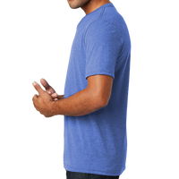 District Perfect Tri ® V Neck Tee, Royal Frost, Left Side view