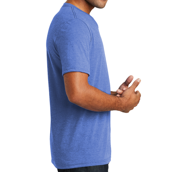 District Perfect Tri ® V Neck Tee, Royal Frost, Right Side view