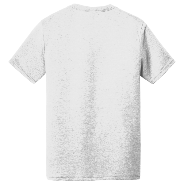 District Perfect Tri ® V Neck Tee, White, Back view