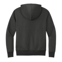 District Perfect Weight ® Fleece Hoodie, Charcoal, Back view