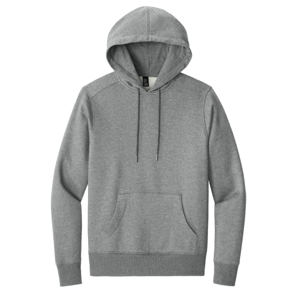 District Perfect Weight ® Fleece Hoodie, Heathered Steel, Front view
