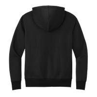 District Perfect Weight ® Fleece Hoodie, Jet Black, Back view