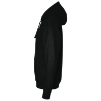 District Perfect Weight ® Fleece Hoodie, Jet Black, Left Sleeve view