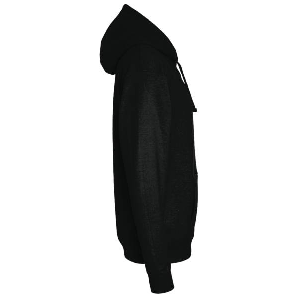 District Perfect Weight ® Fleece Hoodie, Jet Black, Right Sleeve view