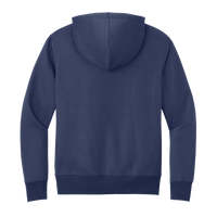 District Perfect Weight ® Fleece Hoodie, Tanzanite, Back view
