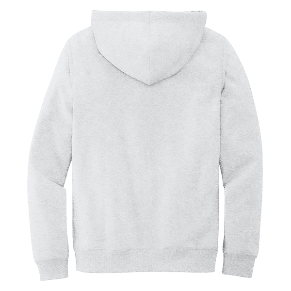 District Re Fleece Hoodie, Ash, Back view