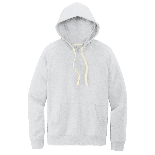District Re Fleece Hoodie, Ash, Front view