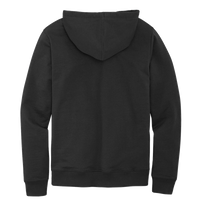 District Re Fleece Hoodie, Black, Back view