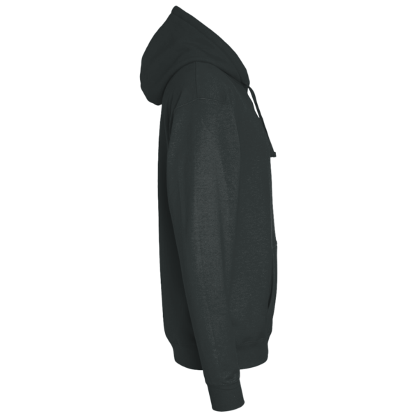 District Re Fleece Hoodie, Charcoal Heather, Right Sleeve view