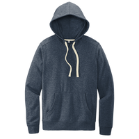 District Re Fleece Hoodie, Heathered Navy, Front view