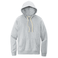 District Re Fleece Hoodie, Light Heather Grey, Front view