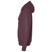 District Re Fleece Hoodie, Maroon Heather, Left Sleeve view