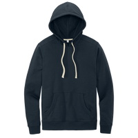District Re Fleece Hoodie, True Navy, Front view