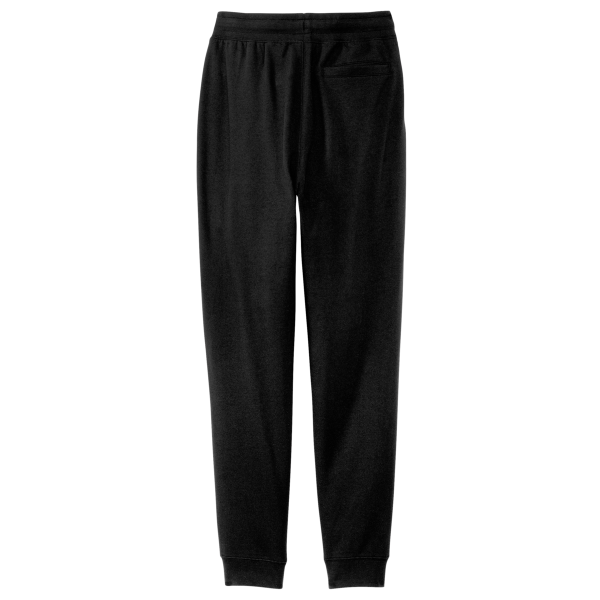 District Re Fleece Jogger, Black, Back view
