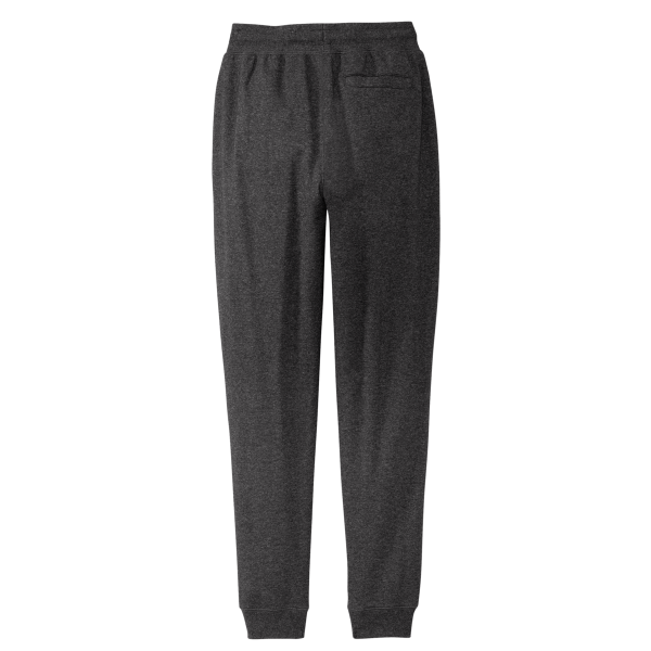 District Re Fleece Jogger, Charcoal Heather, Back view