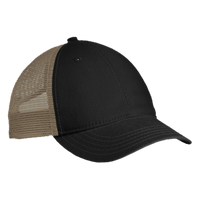 District Super Soft Mesh Back Cap, Black / Khaki, Right Side view