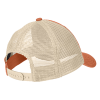 District Super Soft Mesh Back Cap, Burnt Orange / Stone, Back view